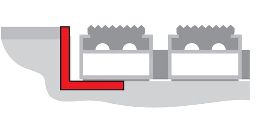 Basic Line Edelstahl-Winkelprofil 20 x 20 x 3 mm