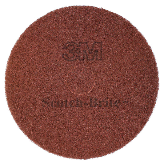 3M-Scotch-Brite-Pad, braun,  43 cm