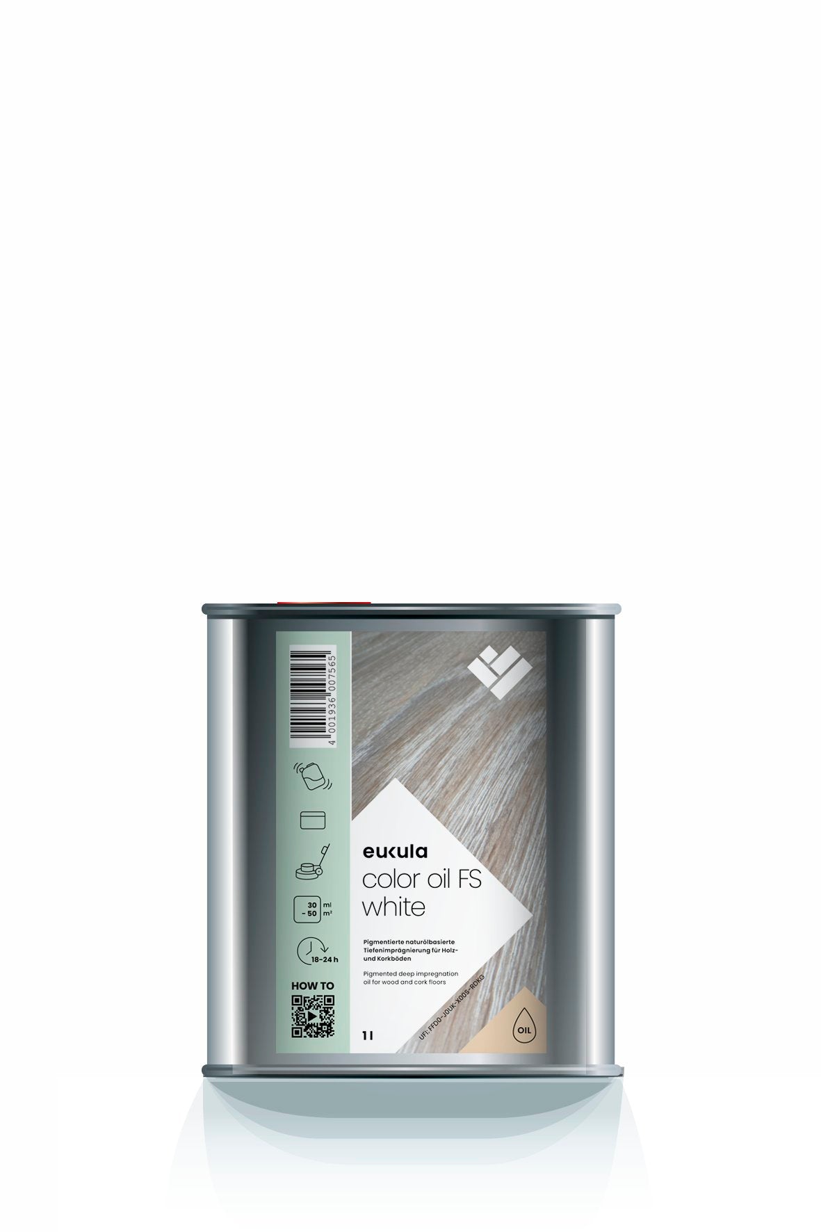 Eukula Color oil FS Schnee/white 1l