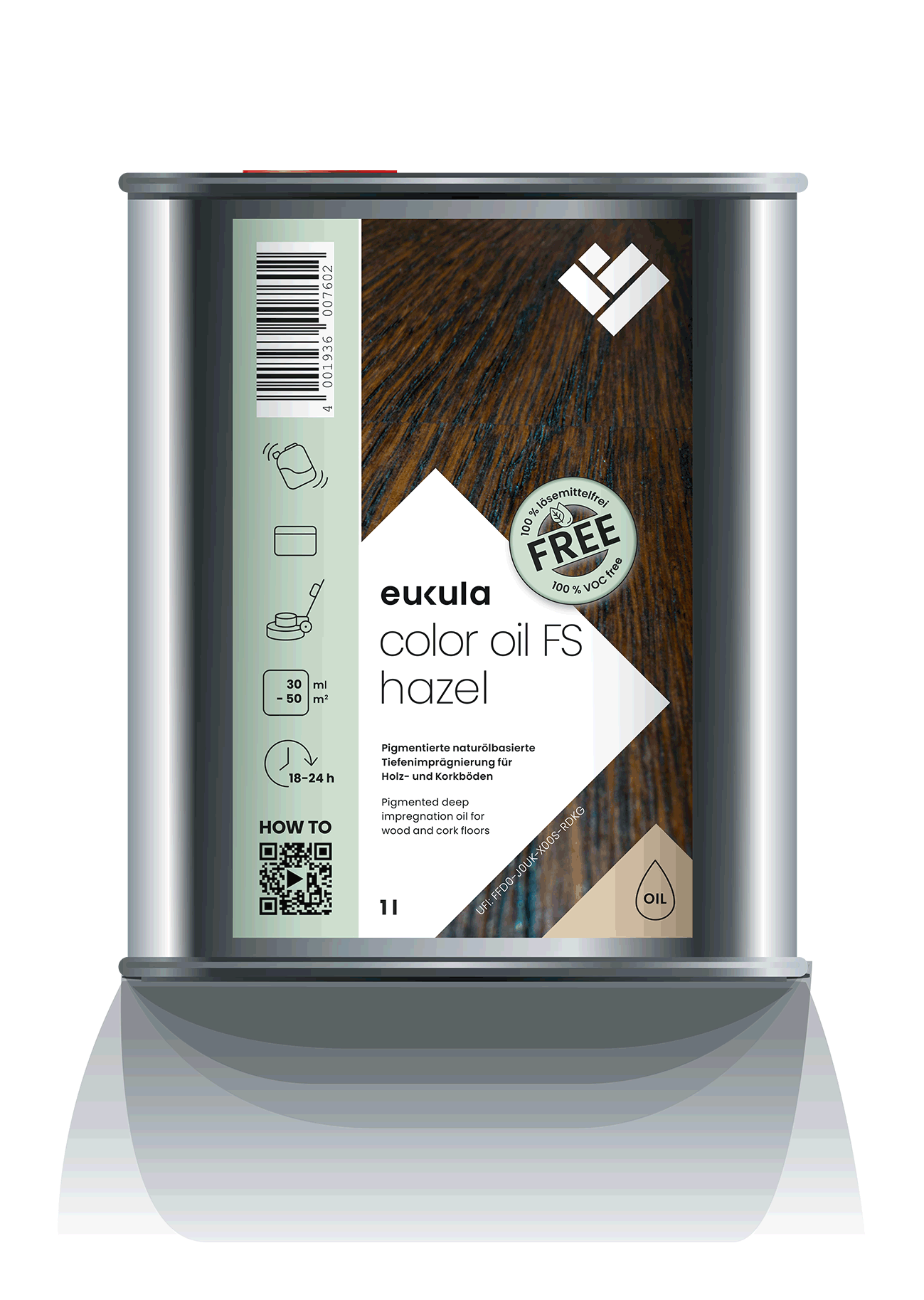 Euku Color oil FS Hasel 1l