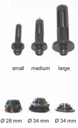 Footfixx Hohlkammerprofil Steckfuss small