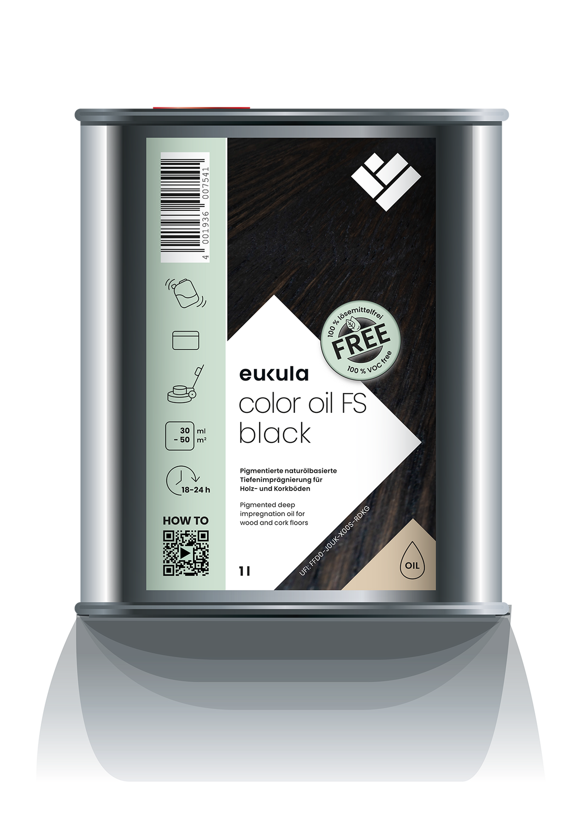 Color Fs34172 Euku Color oil FS schwarz 1l – floorconcept
