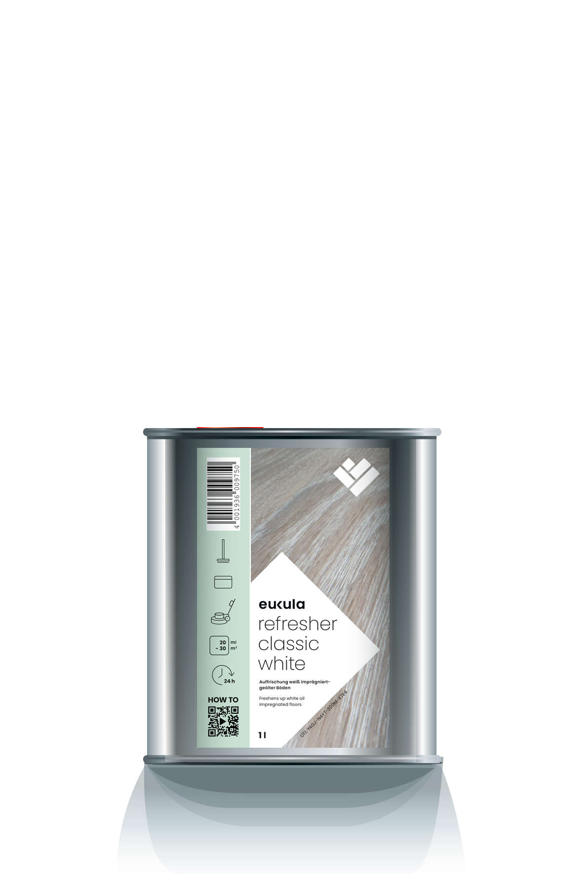 Euku refresher classic weiss 1l