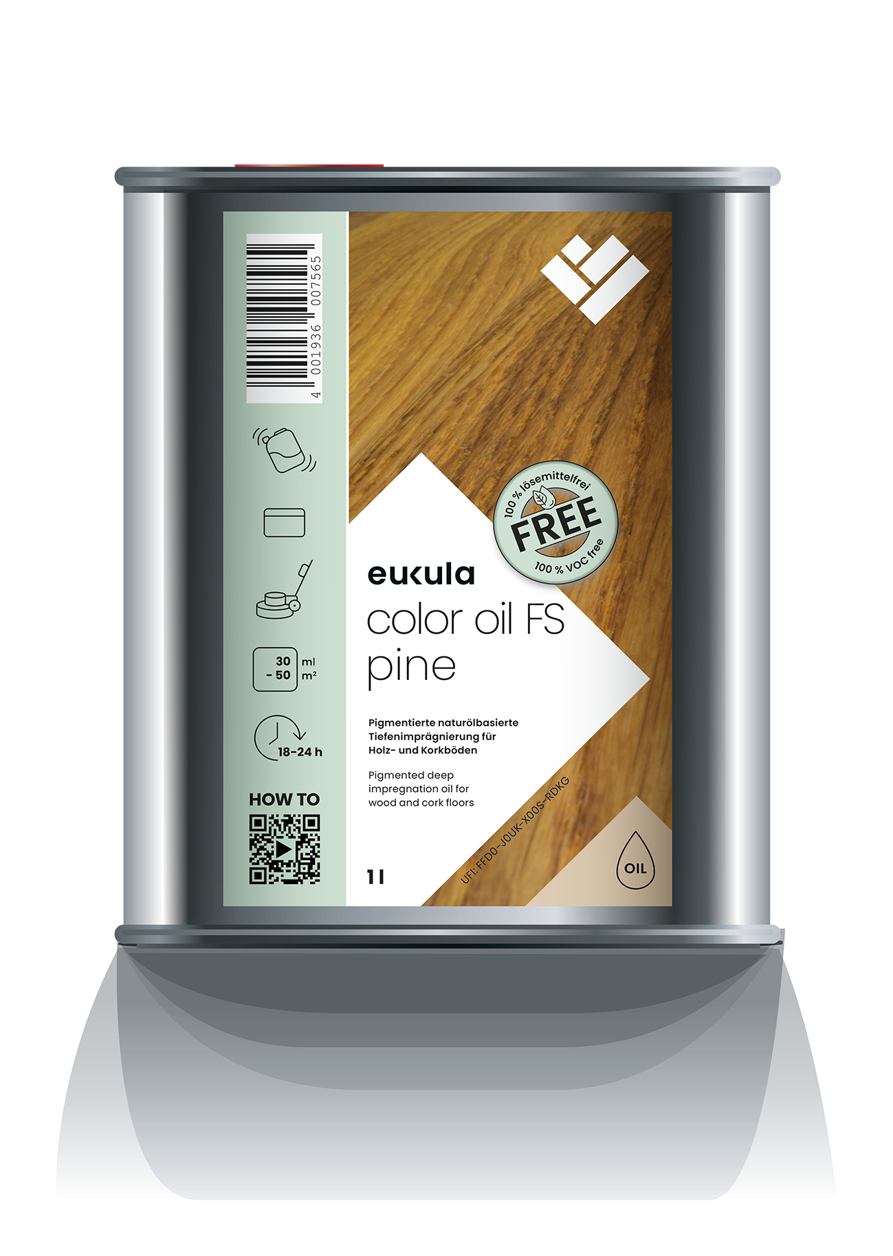 Eukula Color Oil FS Pinie, 1 lt