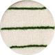 Textil-Pads weiss-grün, mit abrasiven Streifen, 43 cm